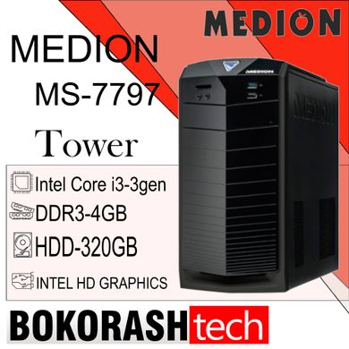 Системний Блок Medion MS-7797 / Intel Core I3-3gen / DDR3-4GB / HDD-320GB (к.00101083)