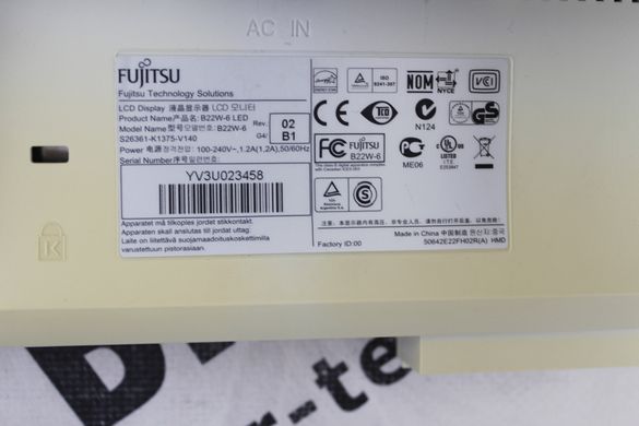 Монитор Fujitsu B22W-6 LED / 22" / 1680X1050 / 16:10 (к.0200008278)