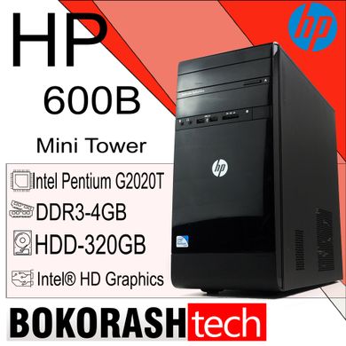 Системный блок HP 600B \ Intel Pentium G2020T \ DDR3-4GB \ HDD-320GB \ HD Graphics (к.00100641)