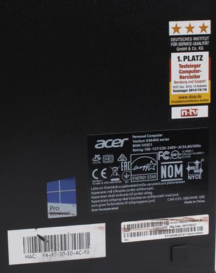 Системный блок Acer X4640G(desctop) Intel® Core™ i3-6100 \ DDR4 16Gb \ SSD 120 Gb k.9133(Стан як новий)