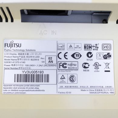 Монитор Fujitsu B22W-6 LED / 22" / 1680X1050 / 16:10 (к.0200008275)