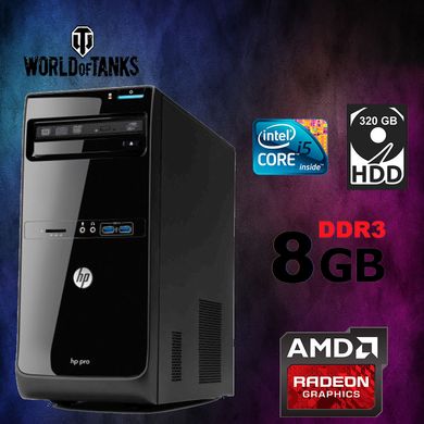 Системний Блок HP PRO 3500MT / Intel® Core™I5-3gen / DDR3-8GB / HDD-320GB /AMD RADEON HD 5570 1 (к.00100592-2)