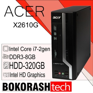 Системный блок Acer X2610G / intel core i7-2gen / DDR3-8GB / HDD-320GB (к.240521-4)