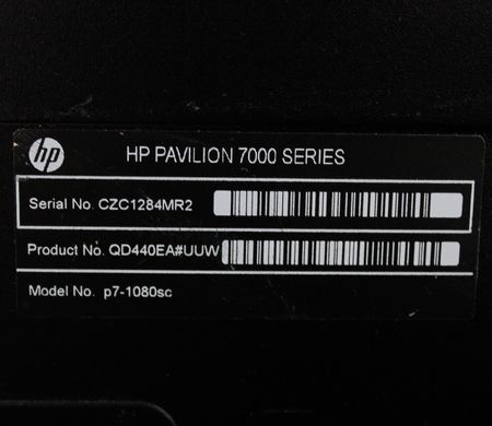 Системный блок Hp Pavilion P7-1080sc \ Intel Core i3-2gen \ DDR3-4GB \ HDD-250GB \ (к.00101055)