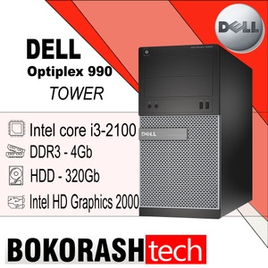 Системный блок DELL Optiplex 990 tower (Intel core i3-2100 / 4gb / 320gb) к.0100008804