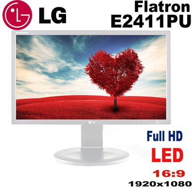 Монитор 24" LG Flatron E2411PU/LED/Full HD/1920 x 1080(к.3923)