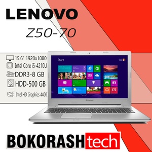 Ноутбук Lenovo Z50-70 / 15,6" / Intel Core i5-4210U / DDR3-8GB / HDD-500GB / HD Graphics 4400 (к.0300008192)