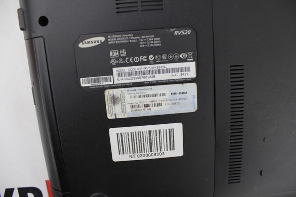 Ноутбук Samsung RV520 ( 15.6" Core i5-2410M / DDR3-4GB / HDD-320GB / Geforce GT 520M  к.0300008203)